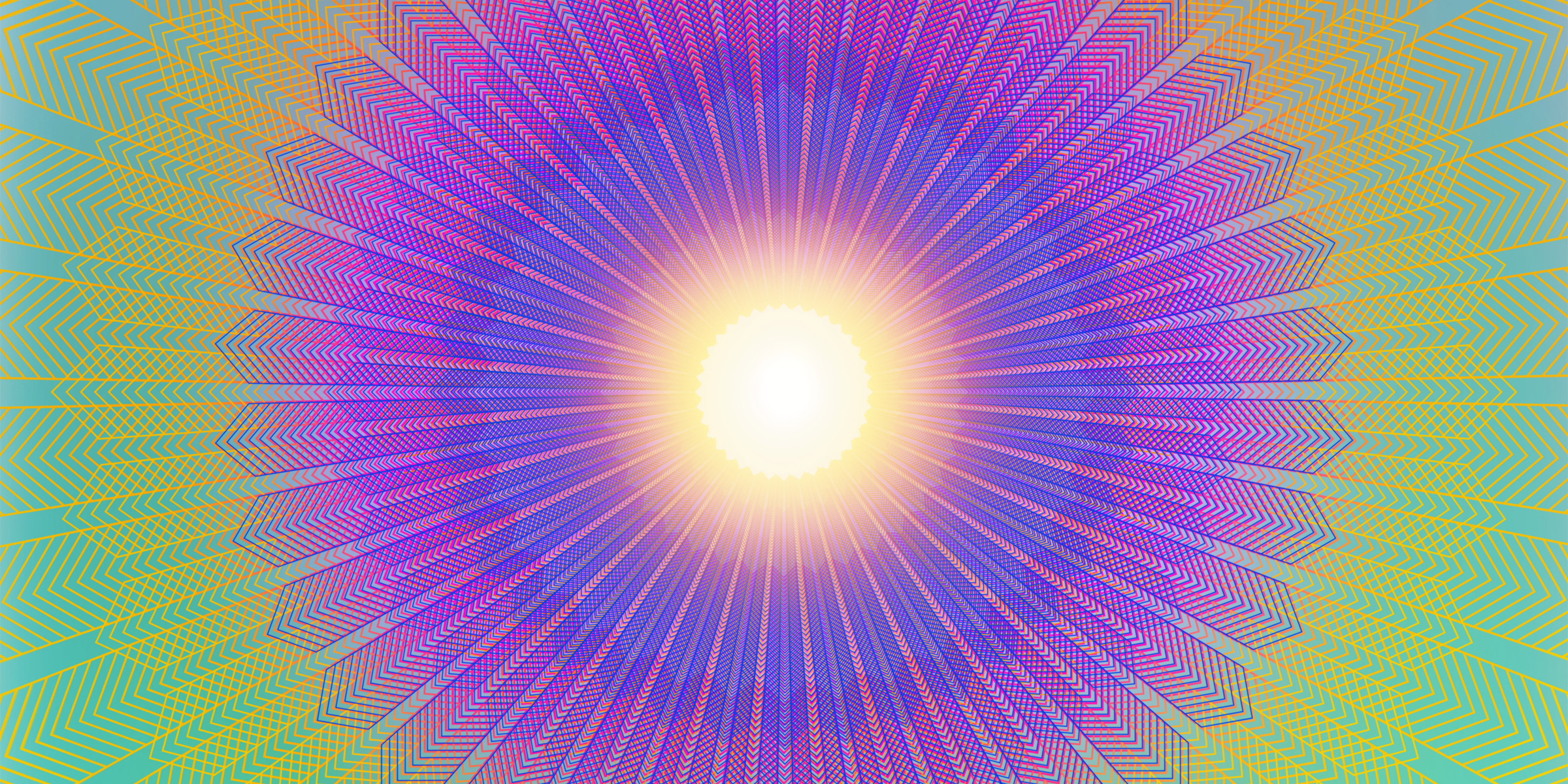 Multi-colored arrows fanning out upwards